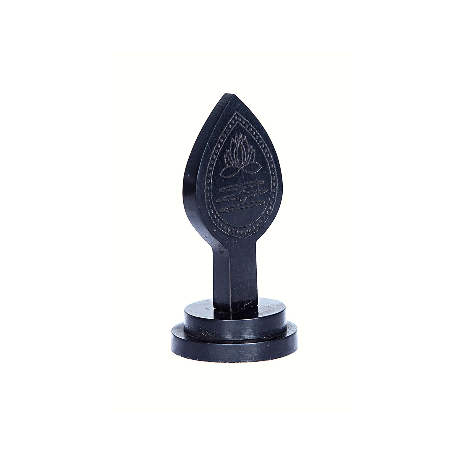 Divine Artz | Karungali Vel With Stand | Karungali Vel 4 Inch Stand Original - 4 Inches Height Natural Black 1 Piece, Ebony Wood