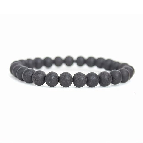 Divine Artz | 100% Natural Unpolished Karungali Bracelets Original, Karungali Kattai Bracelet 8Mm - Natural Black Ebony Wood 8Mm Bead Size Natural Black 1 Piece - Unisex-Adult