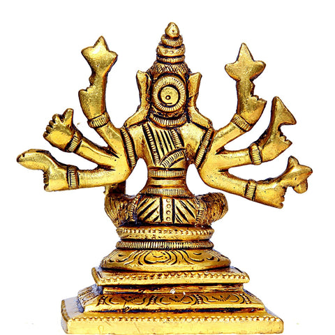 Divine Artz | Brass Varahi Amman Idol, Medium, Gold - (1 Piece) Visit the anciently Store