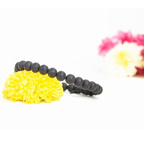 Divine Artz | Karungali Bracelet For Kids | Karungali Bracelet Original For Women 6mm | Karungali Bracelet Small Size | Karungali Bracelet Original 6mm, Natural Black, 1 Piece