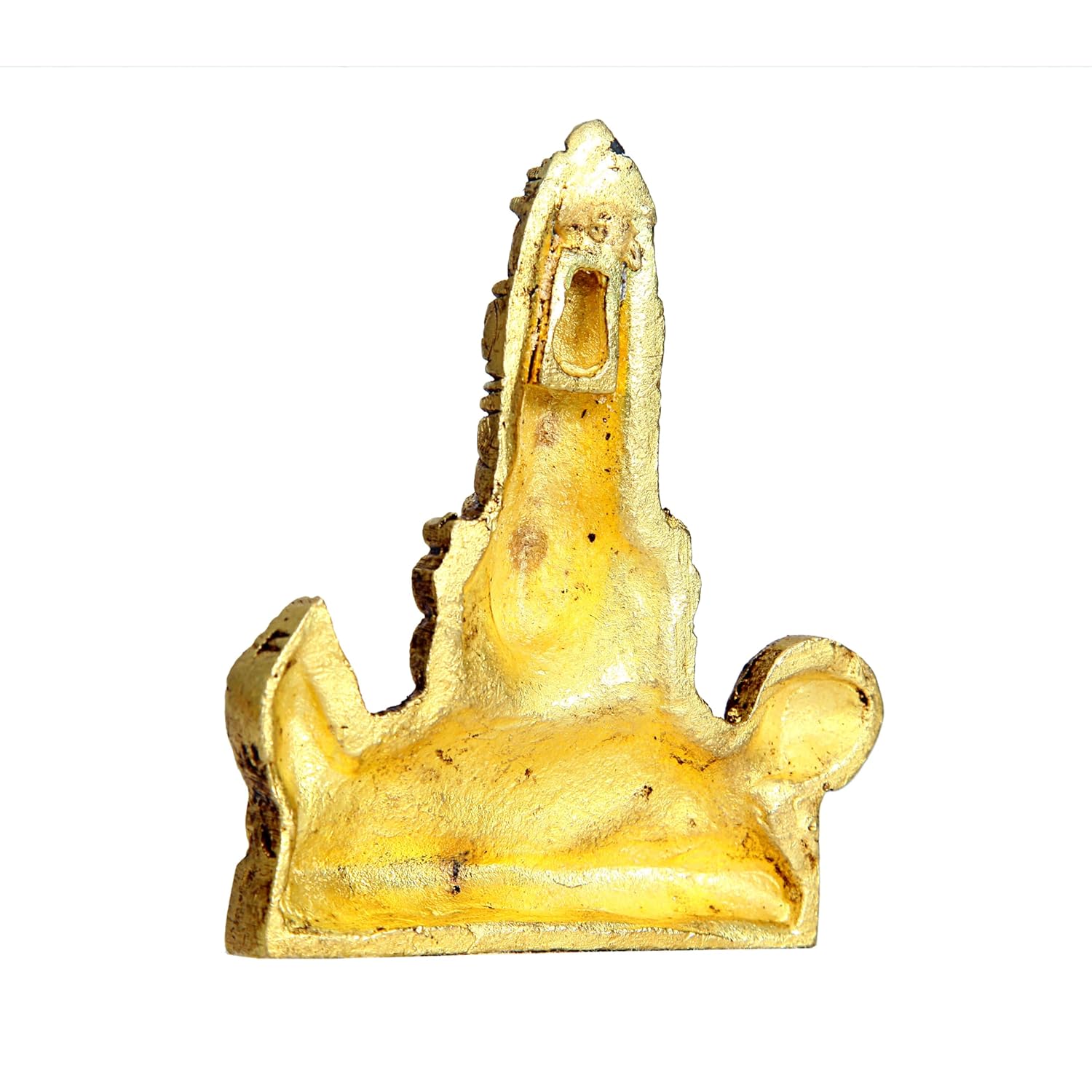 Divine Artz | Balaji face Wall Hanging Small | Small Lord Balaji Face Wall Hanging | Tirupati Balaji Face Wall Hanging Metal, Brass, 9 CM Height, Gold Colour, 1 Piece