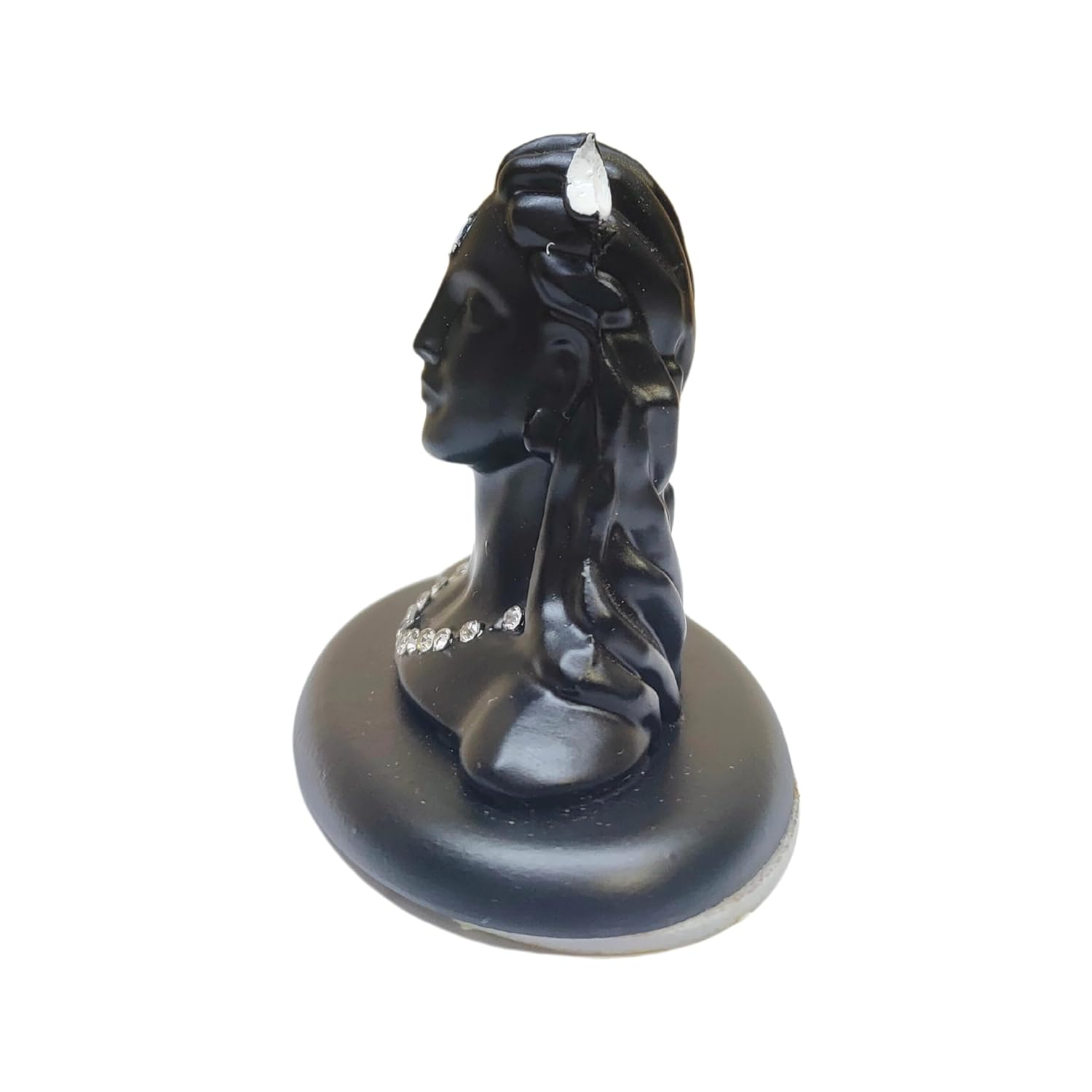 Divine Artz | Adiyogi Statue | Adiyogi Shiva Statue for Car | Adiyogi Statue for Home | Adiyogi Metal Statue Metal, Black, 1 Piece