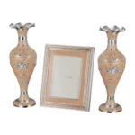 Set of 2 Vase with Luxury Photo Frame