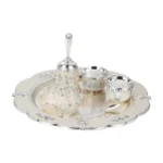 Pastel Puja Thali (White)