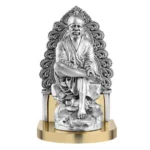 Sai Baba 13 inch- Silver