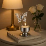 Butterfly Tea Light- Silver