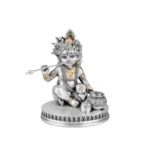 Divine Silver-Plated Bal Krishna Idol (H-12 cm)