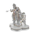Radha Krishna with Cow Decorative Idol (H- 15 cm ) - Image 4