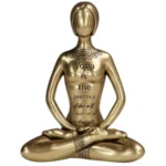 Home Décor-Yoga Figurine (H-17.3CM) - Image 2